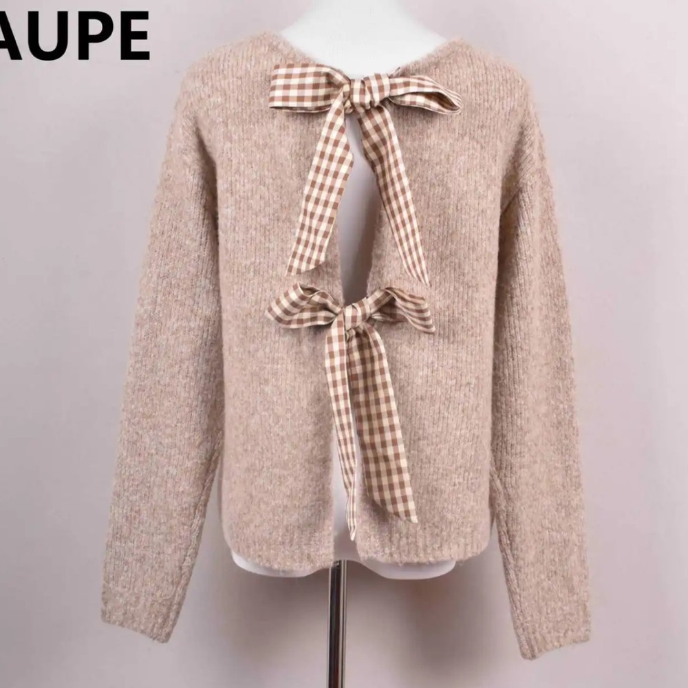 FROM PARIS FRANCE Bow Sweater